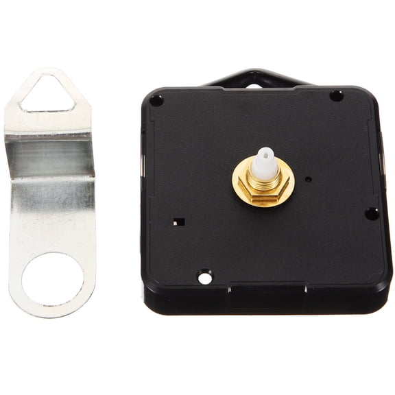 GAXIRE Precision Black Quartz Clock Movement Replacement for Wall Clock DIY and Repair