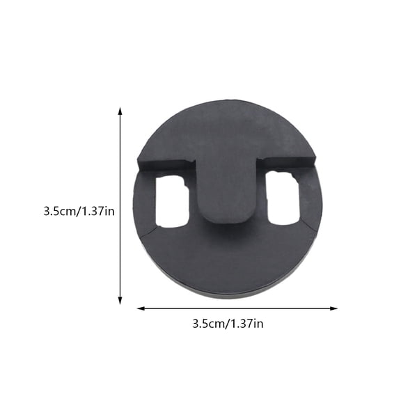 GAXIRE Set of 2 Professional Black Rubber Round Cello Mutes, Noise Reducers for Practice and Performance