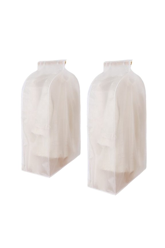 Protective Transparent Clothes Cover with Water Resistant PVC for Shirts Coats Suits