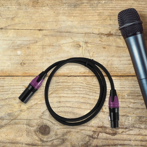 GAXIRE Purple Copper Xlr Cable for Studio Microphones with Zinc Alloy Shell and Shielded Audio Transmission