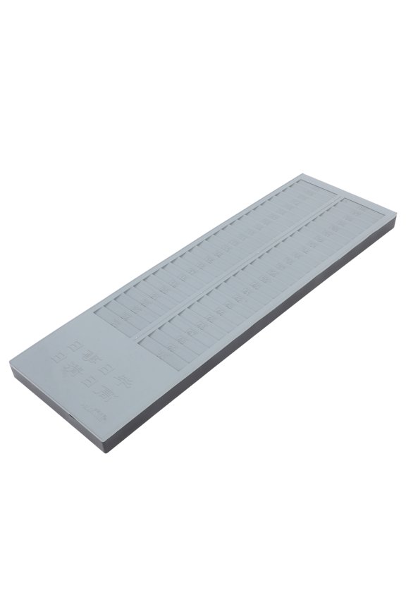 Retractable Timecard Holder with Multi-Pocket Storage Rack, Simple Design for Warehouse Managers, 1 Pack