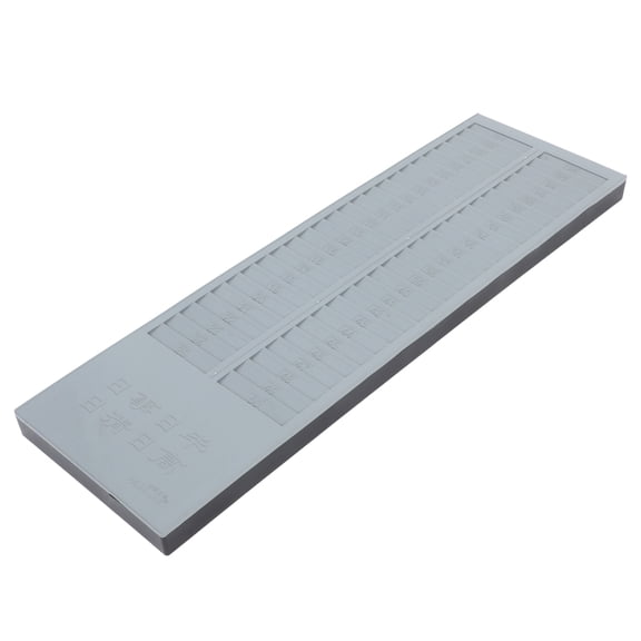 GAXIRE Retractable Timecard Holder with Multi-Pocket Storage Rack, Simple Design for Warehouse Managers, 1 Pack