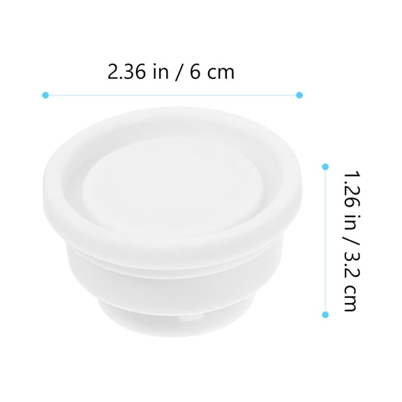 GAXIRE Pool Ladder Protector White Rubber 2Pcs