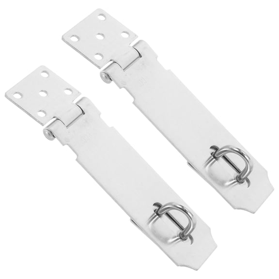GAXIRE Stainless Steel Door Hasp Latch Set Secure Locking Gate Lock for Garage Warehouse and Outdoor Use