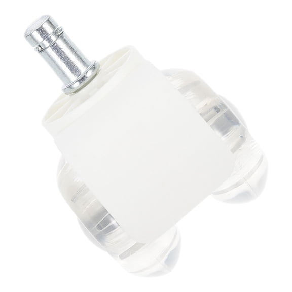 GAXIRE Home Use Transparent Office Chair Casters Replacement with Noise Free PU Spring and Double Wheel