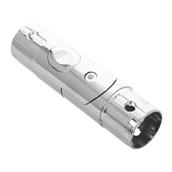 GAXIRE Silver Adjustable Patio Umbrella Replacement Pole with Durable Crank System and Stylish Roman Design