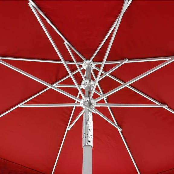GAXIRE Adjustable Patio Umbrella Pole Replacement with Crank System and Elegant Roman Style Design