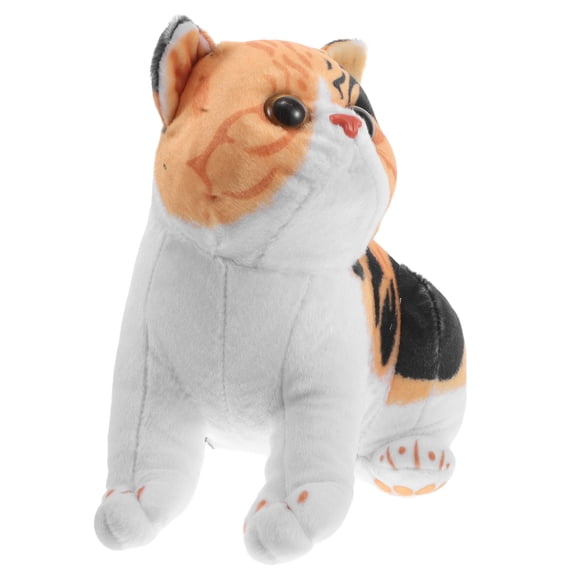 GAXIRE Simulation Cat Toy Plush Toy for Cat Lovers Cuddling Indoor Use 1Pack