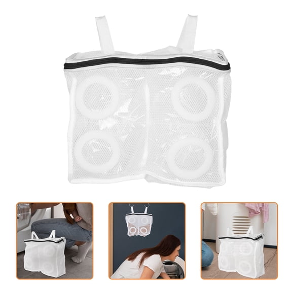 GAXIRE Black Shoe Washing Bag Set with Breathable Design - Protective Laundry Bags for Sneakers, Ideal for Washing Machine Use