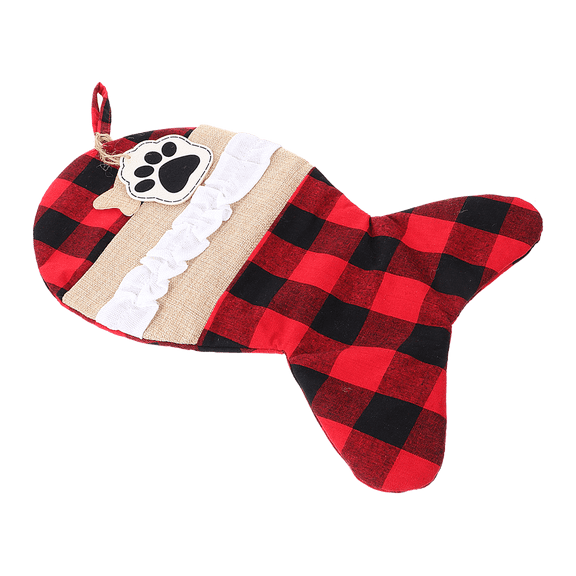 GAXIRE Stocking Bag Small Pouch for Christmas New Year Presents Decorative Storage 1Pc 15.4x9.4x0.2In