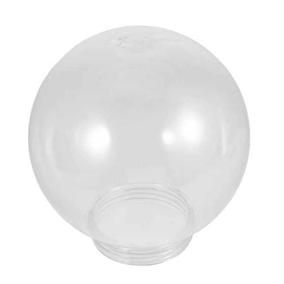 GAXIRE Clear Acrylic 15cm Diameter Outdoor Globe Lamp Shade 1 Count