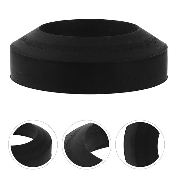 GAXIRE Black Rubber Toilet Sealing Gasket Prevents Water Leakage Replacement for Home Plumbing 1 Piece