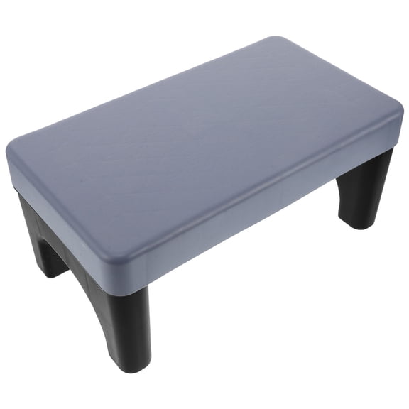 GAXIRE Toilet Stool Adult Black Durable Non Slip Step Stool Multi Functional Bathroom Footrest