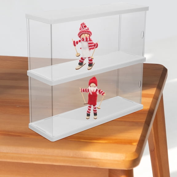 GAXIRE Transparent Acrylic Display Case for Action Figures, Collector Showcase Box, Clear Protective Display, 1 Piece