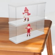 GAXIRE Clear Acrylic Display Case for Action Figures, Collector Showcase Box, Transparent Protective Display, Single Piece