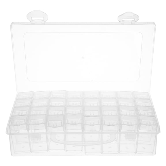 GAXIRE Transparent Jewelry Making Organizer with Double Seal Protection for Small Accessories and Beads Storage 9.5 x 6.5 x 1.5 Inches