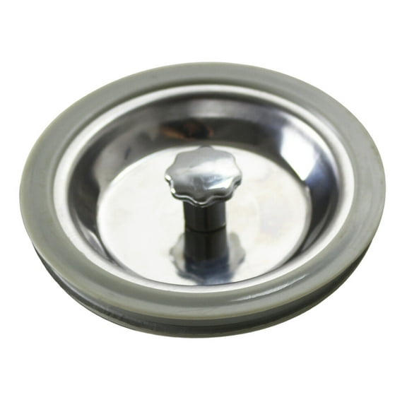 GAXIRE Universal Plug For Sinks Sink Plug Silver PP Water Sealing 1Pack