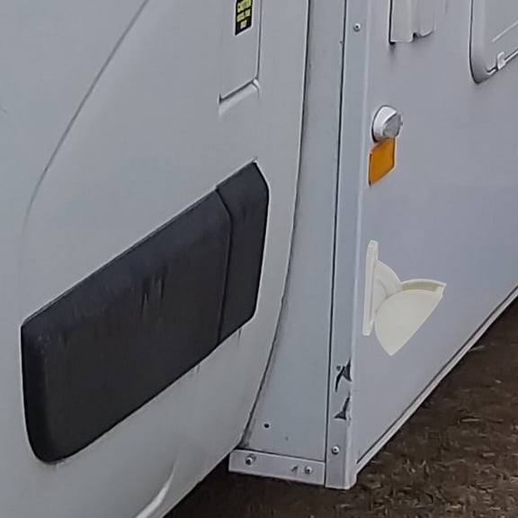 GAXIRE Universal White Rv Door Keeper Made with Durable Nylon for Home Use and Secure Hold