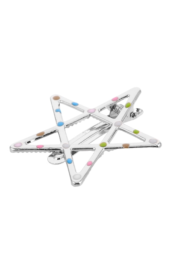 Versatile Metal Star Hair Clips with Unique Hollow Design for Stylish Hair Accessory