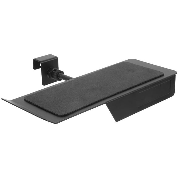 GAXIRE Wall Shoe Display Shelf in Black Adjustable Height with Antislip Features for Store Use