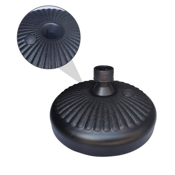 GAXIRE Water Fillable Base Stand Plastic Black Water Injection 1Pcs