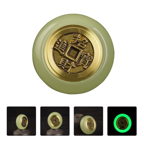 GAXIRE Wealth Attracting Figurines And Ornaments Brass Luminous Decorative Table Decoration 1Pcs