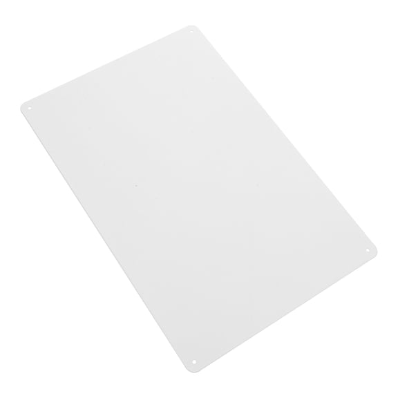 GAXIRE White Blank Metal Tin Sign for DIY Sublimation Iron Durable Material for Custom Craft