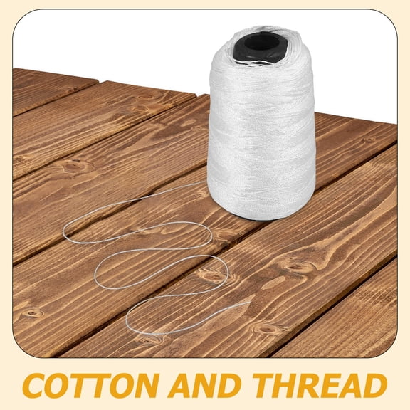 GAXIRE White Nylon Twine 9 Wear Resistant Masonry Building Lines 2 Rolls
