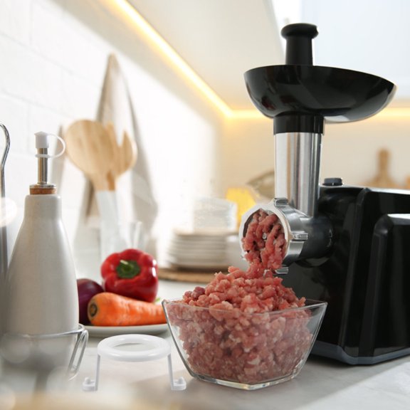 GAXIRE White Protective Hand Guard Meat Grinder Part Ergonomic Design for Portable Grinder Use