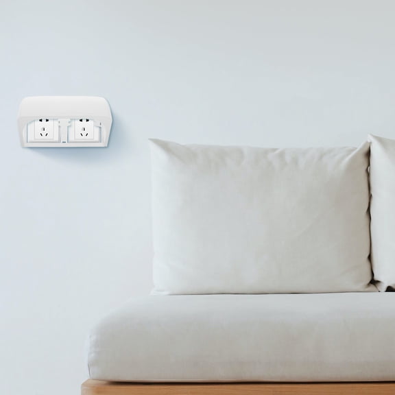 GAXIRE White Weatherproof Electrical Box Cover for Outdoor Outlets with Easy Installation
