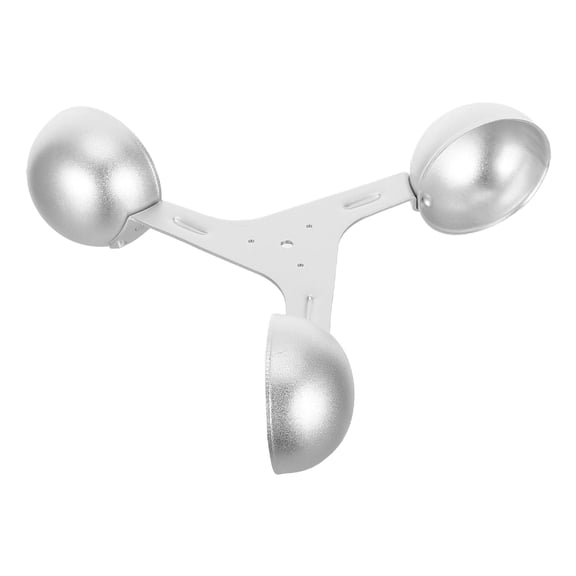 GAXIRE Wind Speed Sensor: 3-Cup Anemometer - Aluminum Alloy High Accuracy Wind Gauge/Speed Meter for Weather Stations Industrial Monitoring - Easy to Install