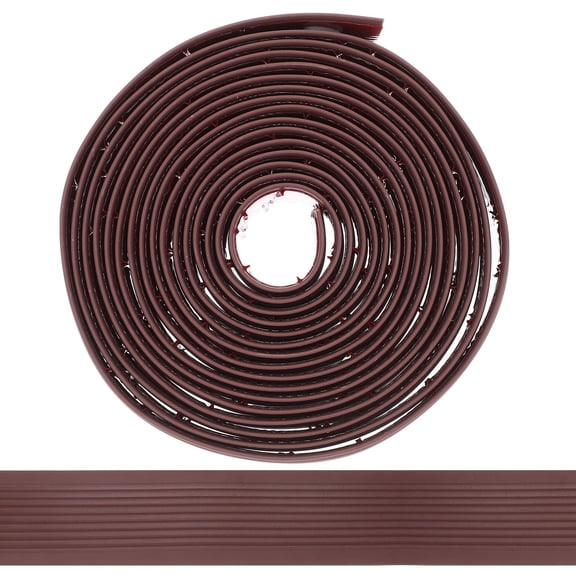 GAXIRE Wood Anti-Slip Strip PVC Brown 1Pack for Edge Protection