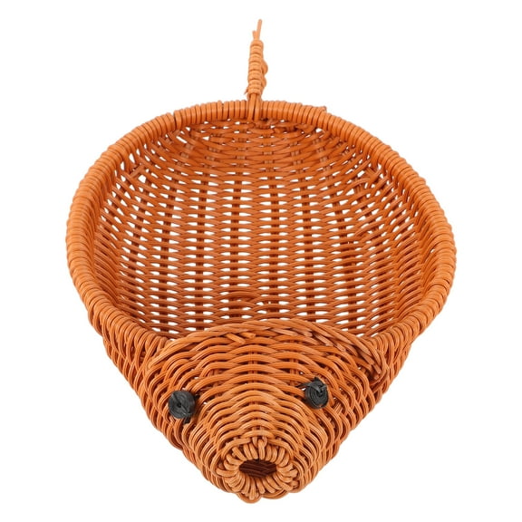 GAXIRE Woven Fruit Basket With Candy Display Feature For Hotel Dishes 1Pcs