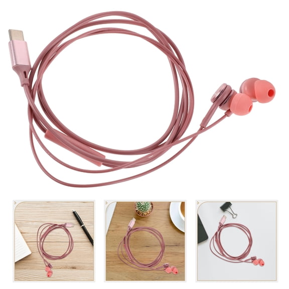 GAXIRE Type C Wired Earbuds Comfortable Fit Headphones for On-the-Go Use 1 Pack Back to School