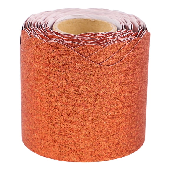 GAXIRE Light Brown Bulletin Board Border Trim Paper Roll for Classroom and Office Decoration