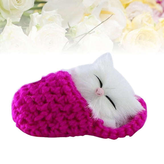 GAXIRE Slipper Cat Toy with Realistic Meowing Sounds, Interactive Simulation Pet Toy for Holiday Fun, 1 Pack