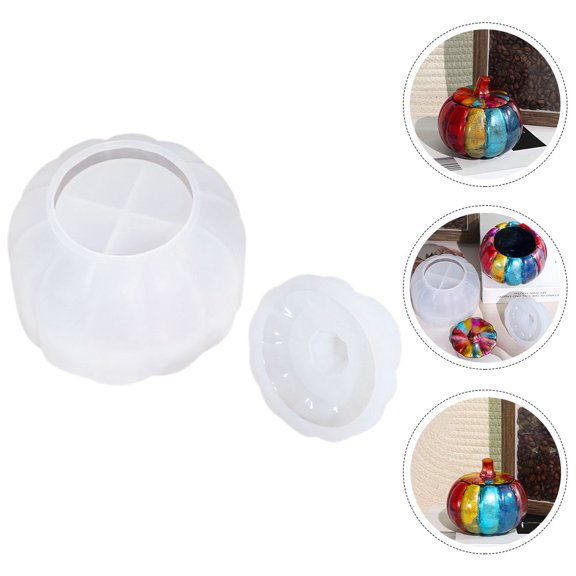 GAXIRE storage jar mold 1 Set for Beginners Creative Design Transparent Silicone Crafting