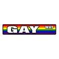 thumbnail image 1 of GAY Street Sign homosexual same sex lesbian bisexual | Indoor/Outdoor |  24" Wide, 1 of 5