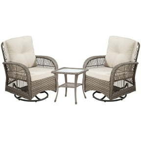 Churanty Outdoor Round Sectional Spa Frame Patio Rattan Furniture Set ...