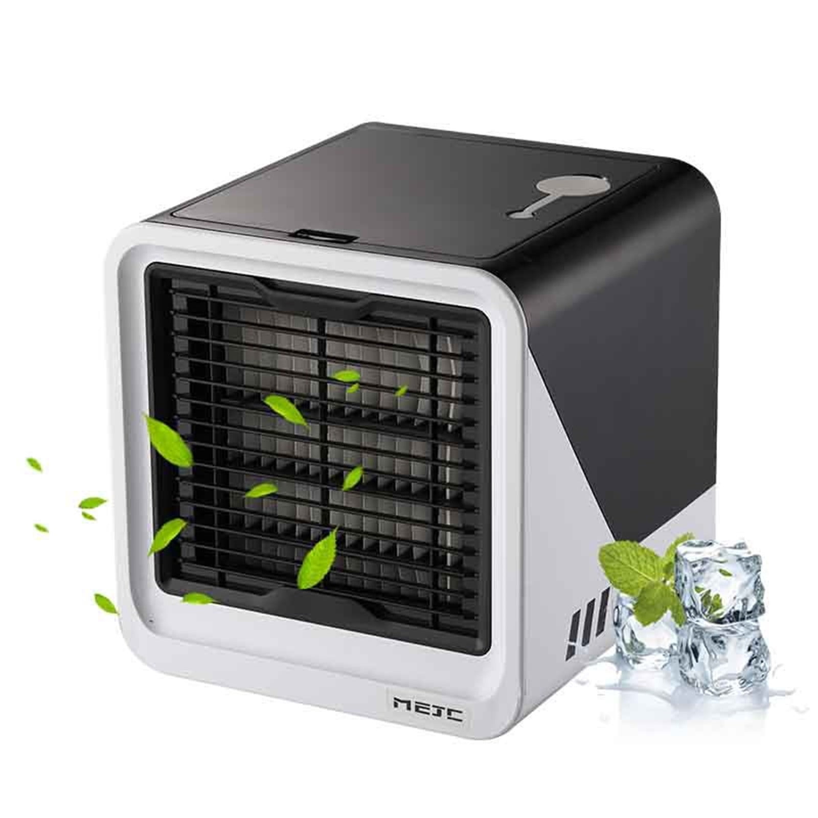 GAZHEK Fan That Blow Cold Air USB Mini Cooler Household Desktop Computer Small Fan Mute Refrigeration Ventiladore De Aire Frio Potent Para La Calor Home; Portable Air Conditioners(Black, Plastic)