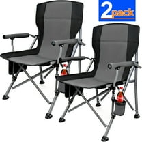 Camping Chairs Clearance for Adults, Portable Folding Lawn Chairs for Outdoor, Set of 2