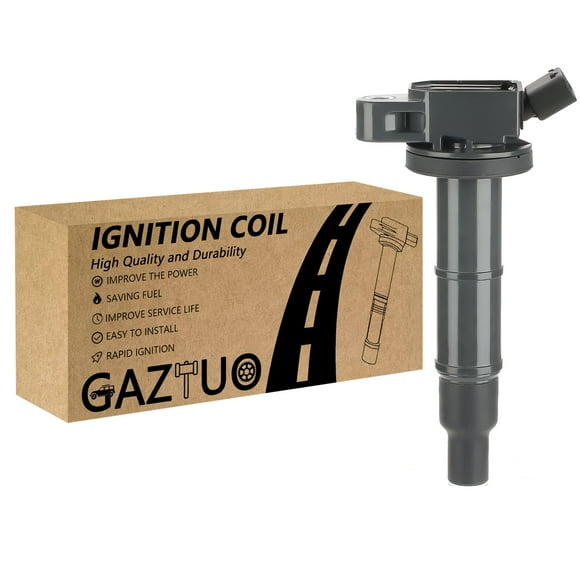 GAZTUO OEM Ignition Coil UF333 C1330 5C1299 90919-02244 Compatible with Toyota Corolla Camry RAV4 Solara Matrix Highlander Lexus Pontiac Scion - L4 2.0L 2.4L Engines - 1 Pack
