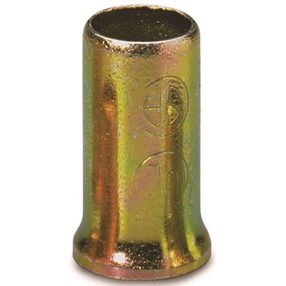 GB 10-411 Crimp Connector, 8 to 14 AWG Wire, Steel Contact, Silver