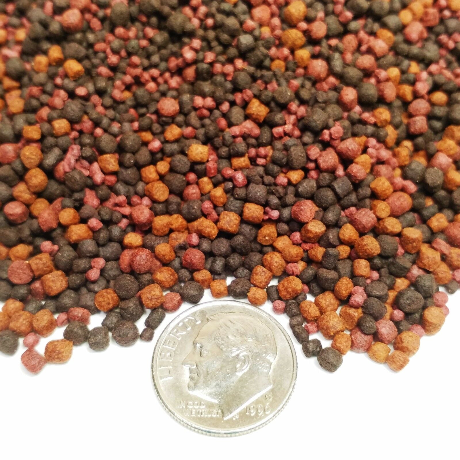 GB-1000 12-Type Cichlid Mix of Floating & Sinking Blackworm & Intense Coloring…5-lbs
