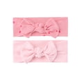 thumbnail image 1 of Gerber Baby Girl Cotton Headbands , 2-Pack, One Size, 1 of 8