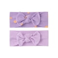 thumbnail image 1 of Gerber Baby Girl Cotton Headbands , 2-Pack, One Size, 1 of 7