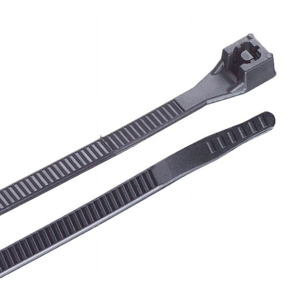 GB 46-308UVBFZ Cable Tie, Nylon, Black