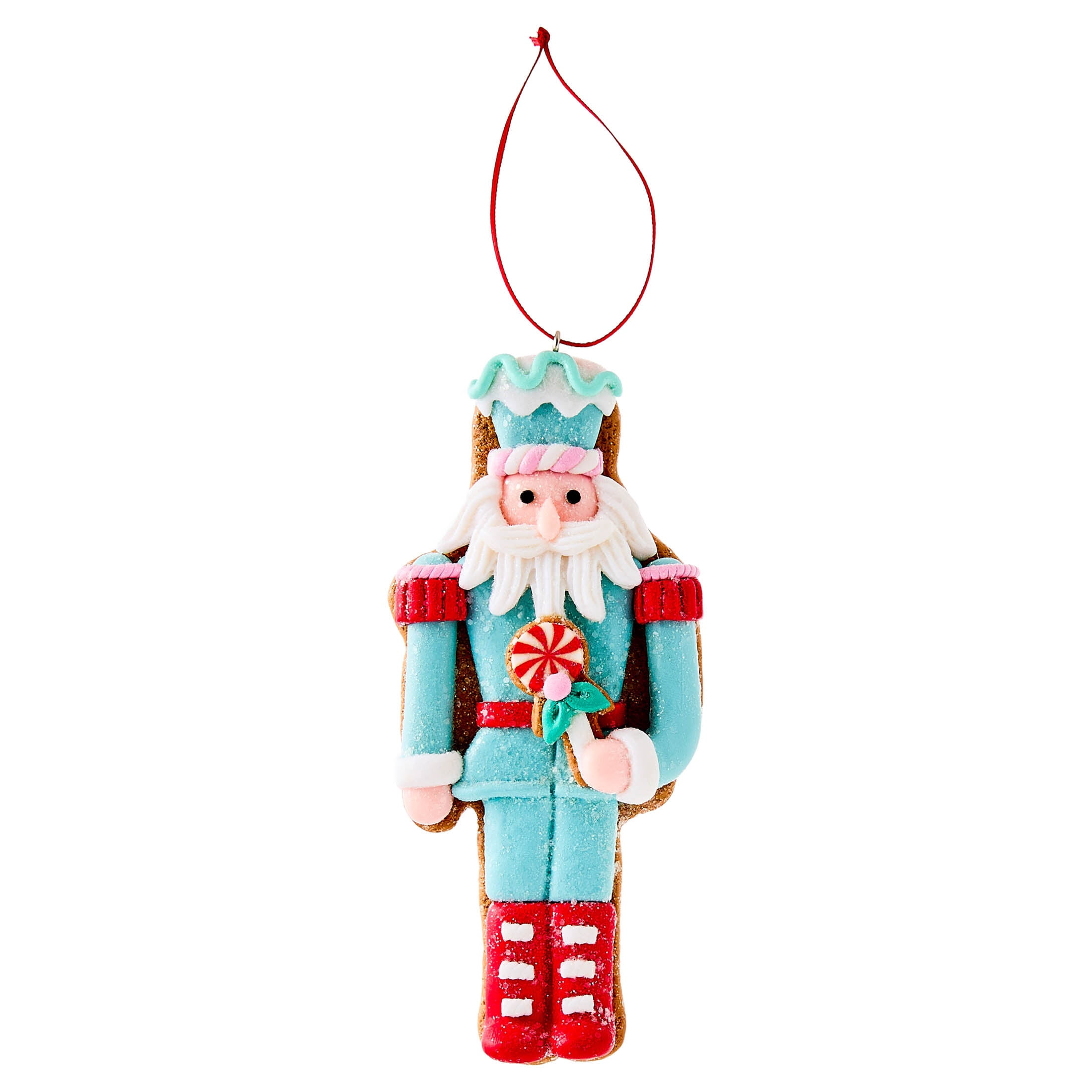 Multicolor Clay Dough Soldier Christmas Ornament, 5.3", by Holiday Time