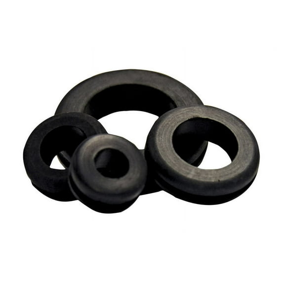 GB GHG-1525 Hole Grommet, Vinyl, Black