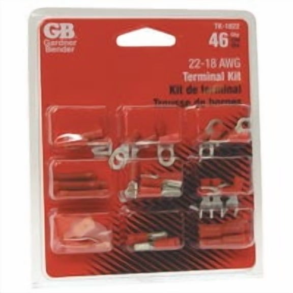 GB Electrical Gardner Bender 46-Piece Wire Terminal Kit - Pack of 2 Bulk Value Case